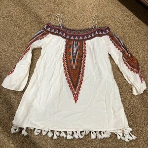 NWT Blu Pepper Off the Shoulder Top size small